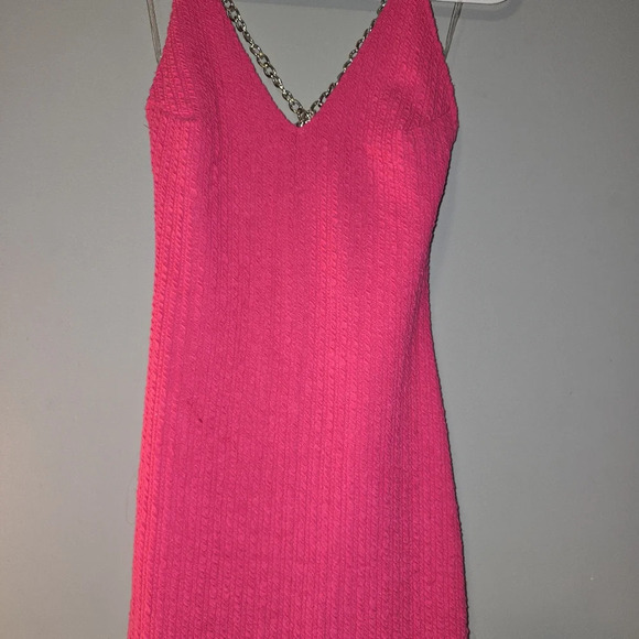 🆕Body Con Dress with Metal Criss Cross Back Straps - Ladies Small - NWT - Picture 9 of 10